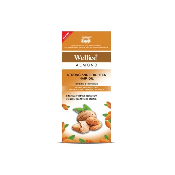 3 Wellice Almond Oil - For Strong, Smooth, and Healthy Hair
