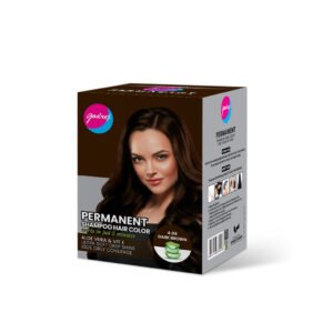  Pack of 8 Godrej Permanent Hair Color Shampoo Sachet – Dark Brown
