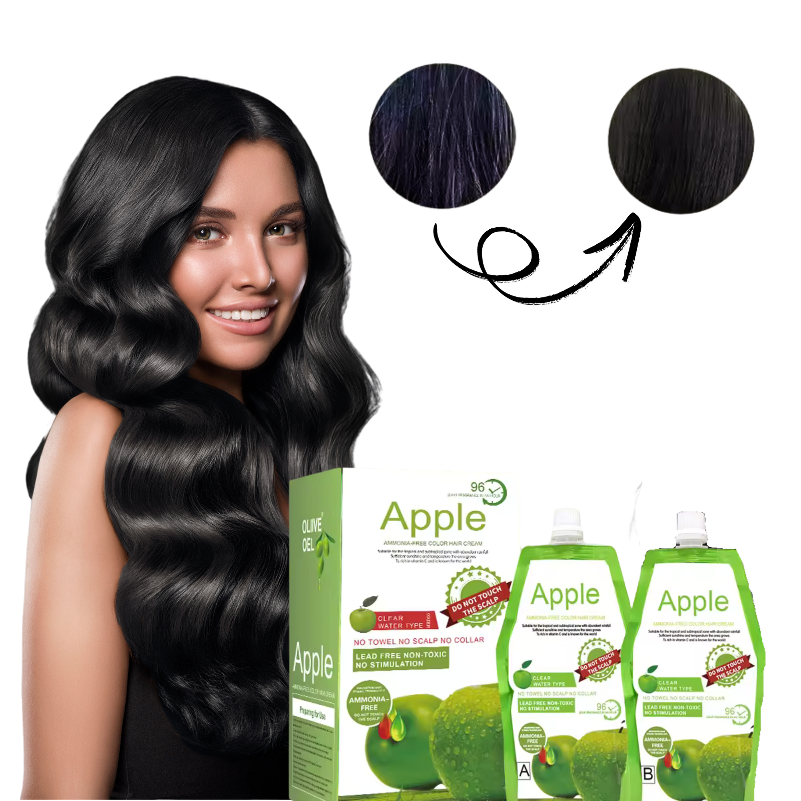 Godrej Permanent Hair Color Shampoo – Natural Black